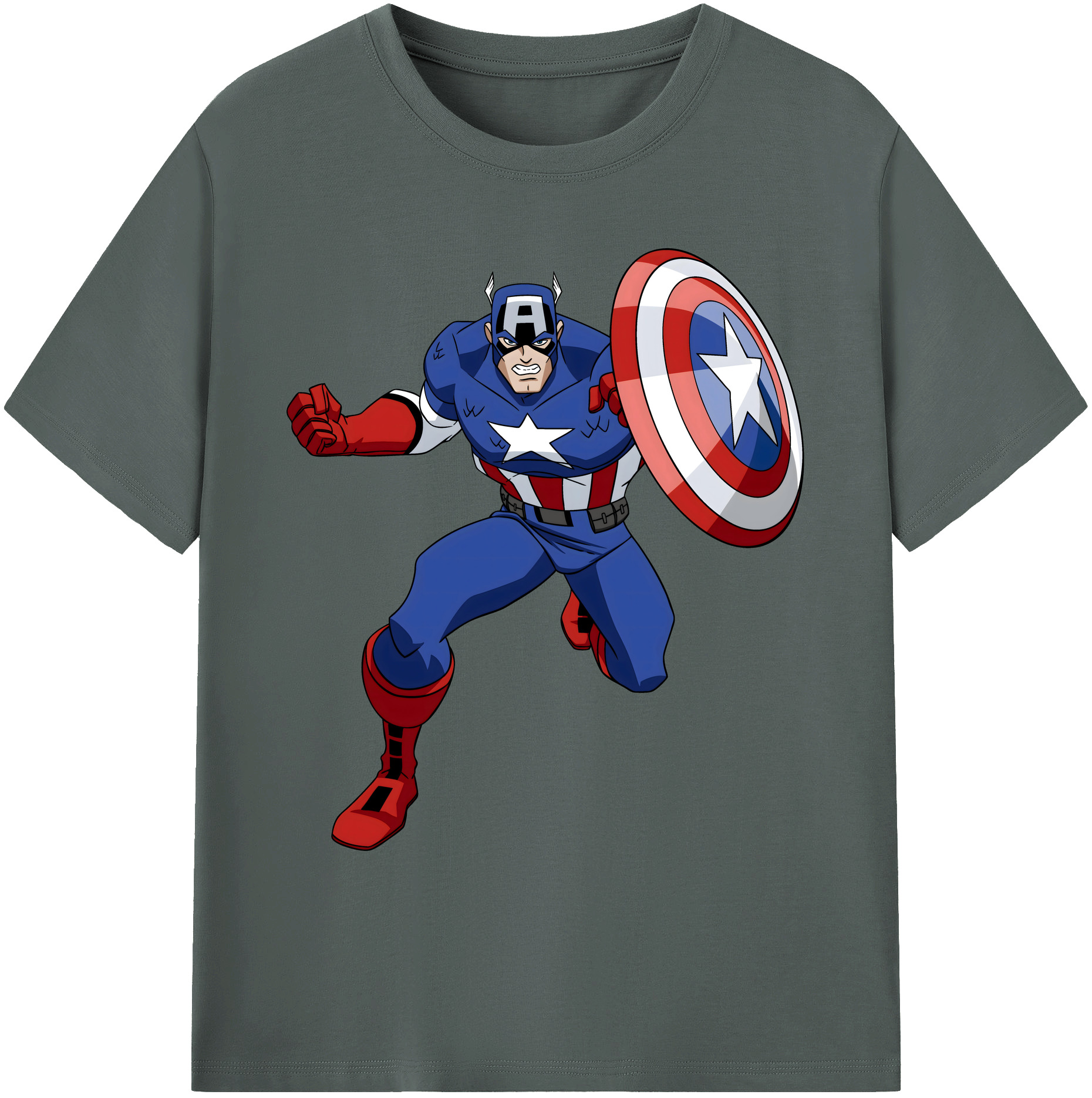 （画像用） アベンジャーズ The Avengers 綿100％ メンズ半袖Tシャツ｜肌触りやわらか＆通気性